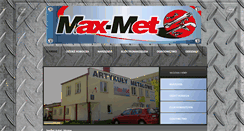Desktop Screenshot of max-met.com