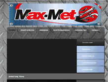 Tablet Screenshot of max-met.com